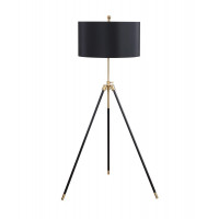 Coaster Furniture 923255 Tripod Floor Lamp Black and Gold